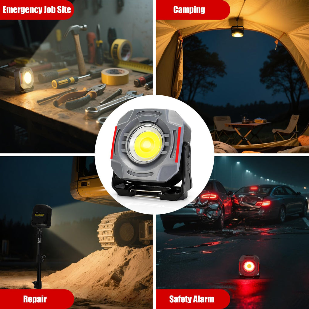 Magnetic Rechargeable Job Site Light with Hook O63721
