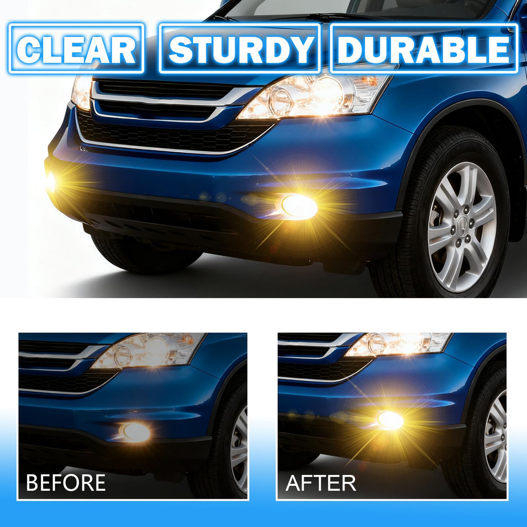 Driving Fog Lights with H11 12V 55W Halogen Bulbs & Switch and Wiring Kit C646