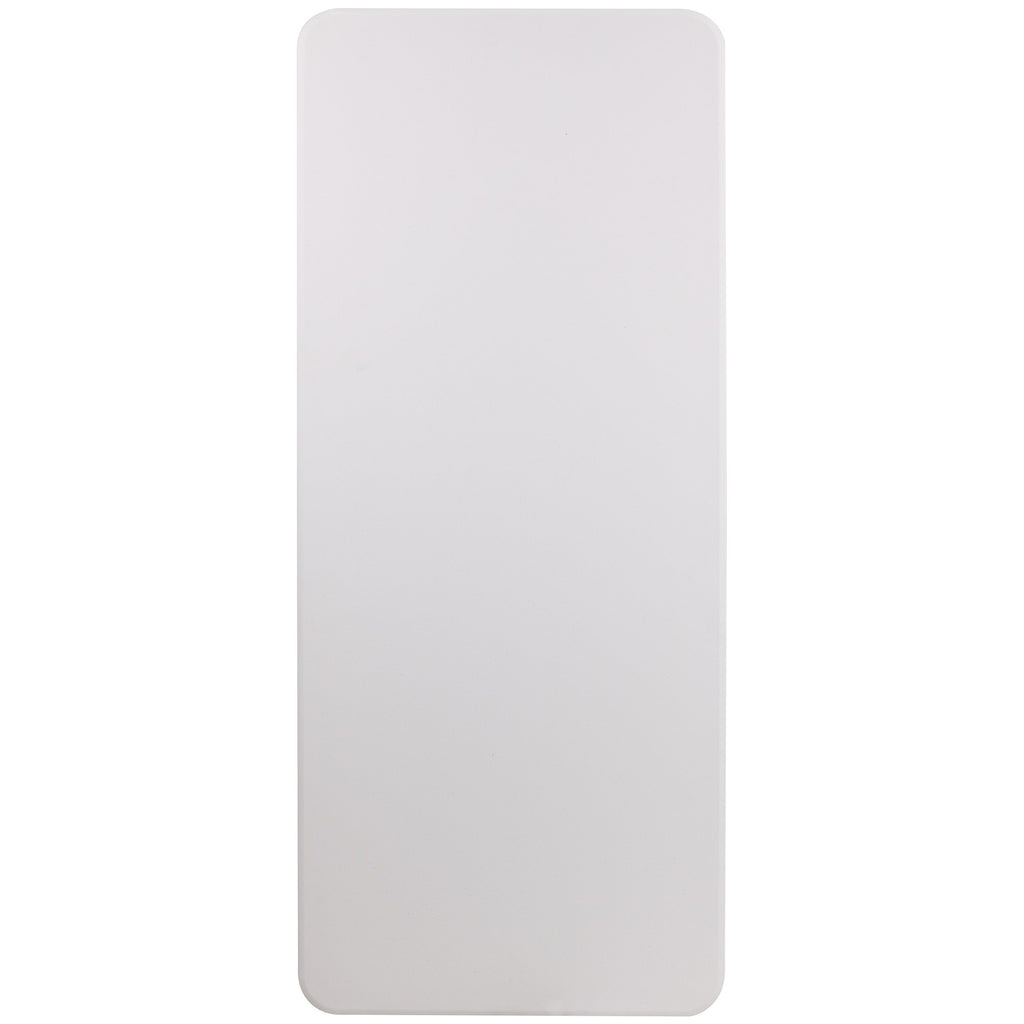 6-Foot Granite White Plastic Folding Table A729