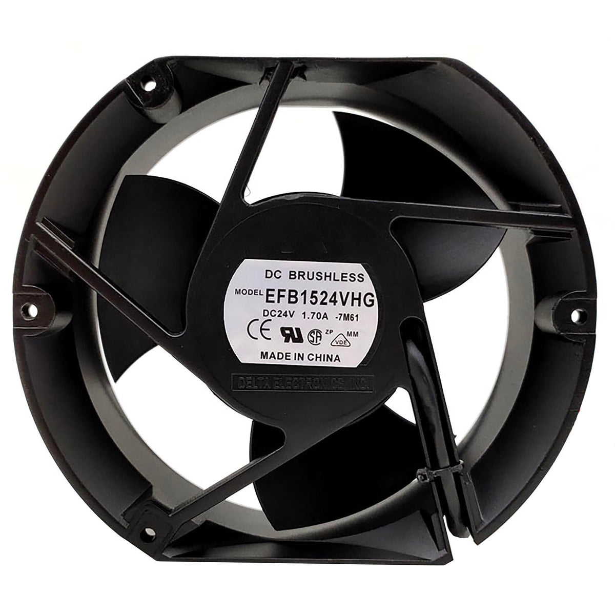 Big Airflow Cooling Fan 172mm x 150mm x 51mm 24V 1.7A U134
