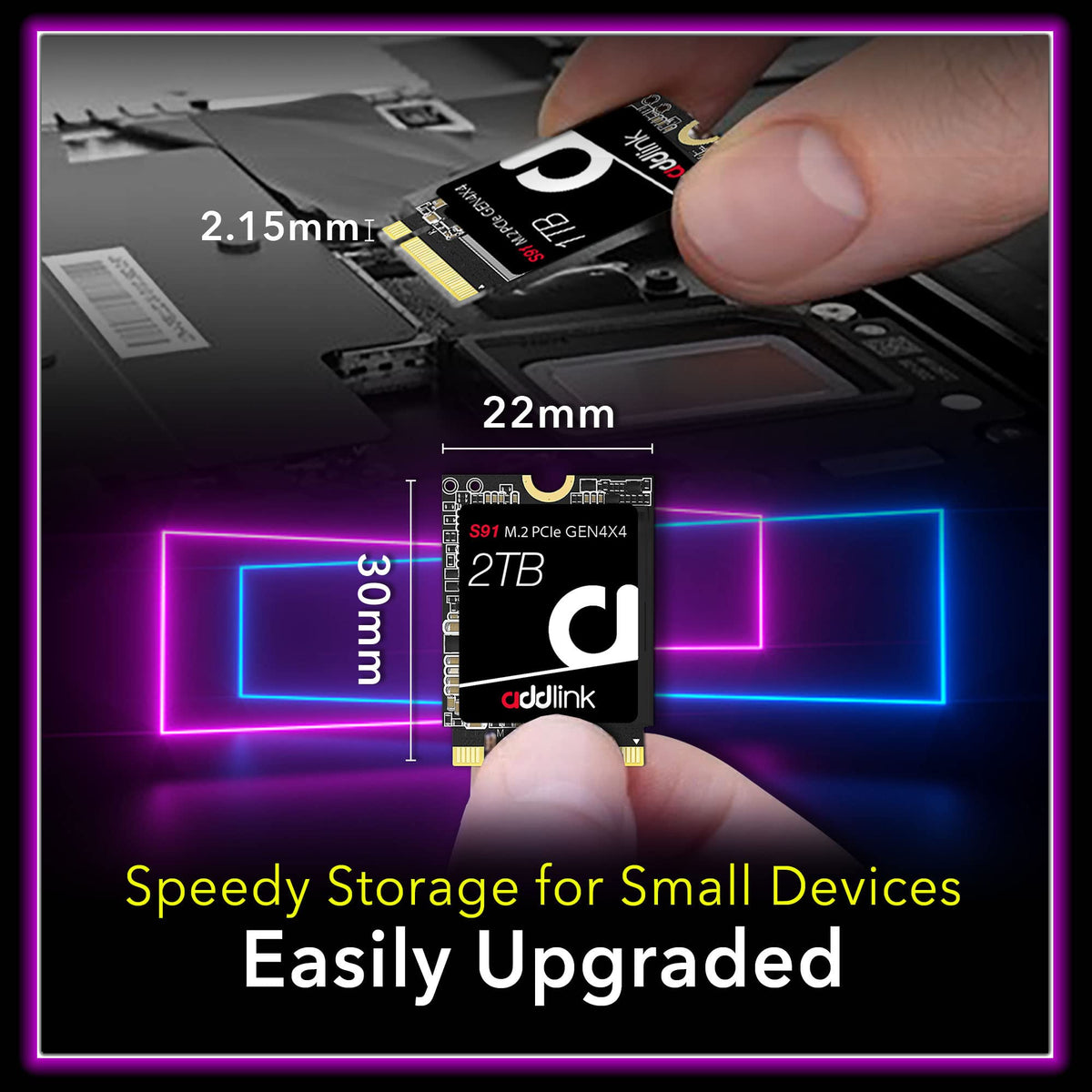 2TB 2230 NVMe PCIe Gen4x4 Internal SSD B12560