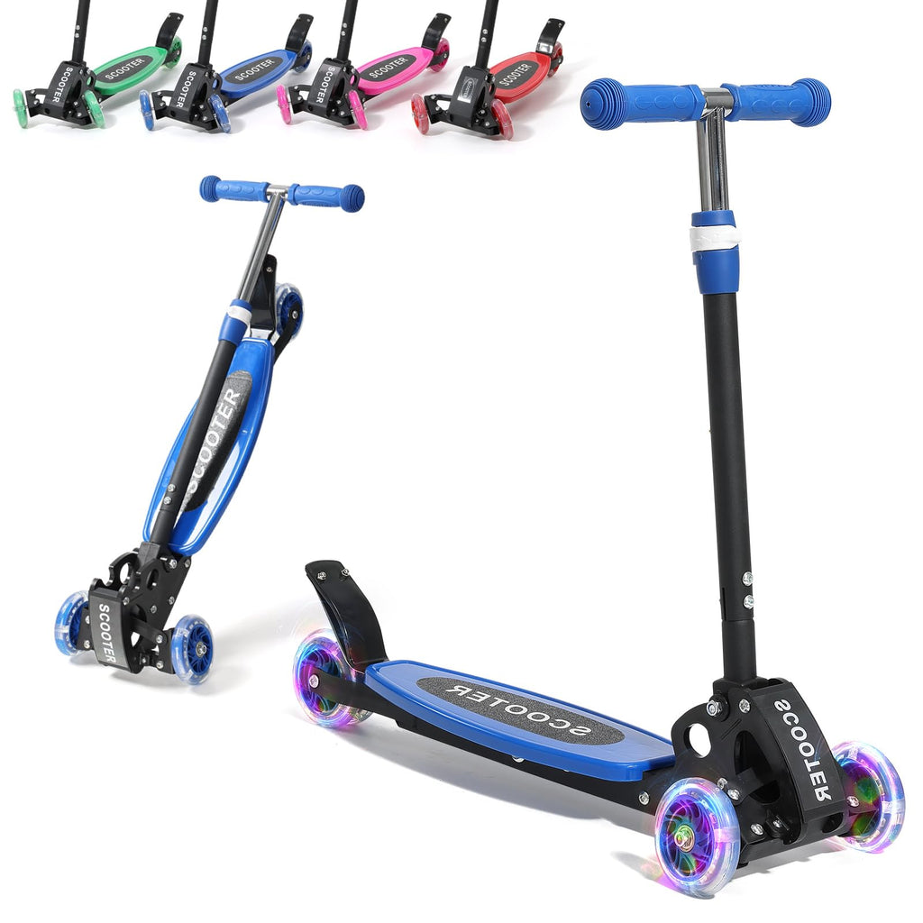 Foldable Metal 3 Wheel Scooter with Adjustable Heights Y952