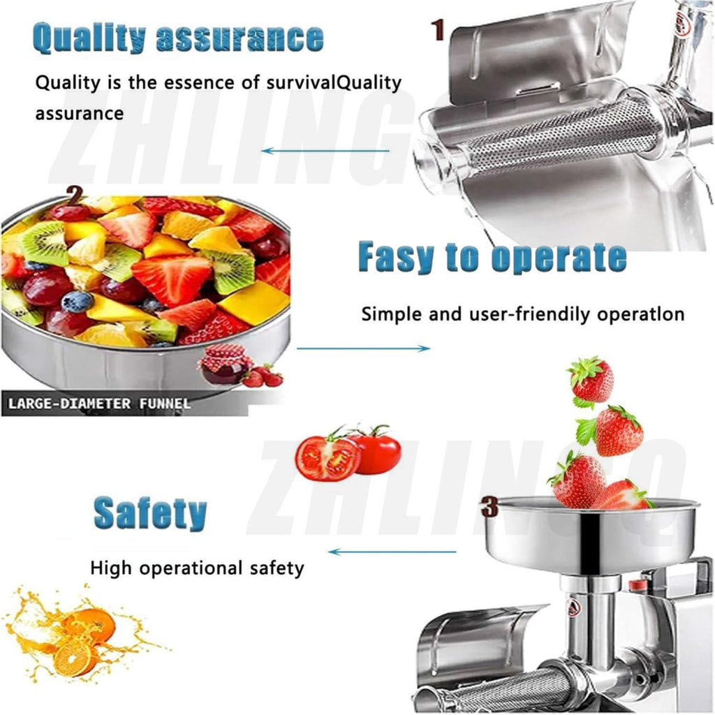 450W Stainless Steel Tomato Strainer Machine J5961