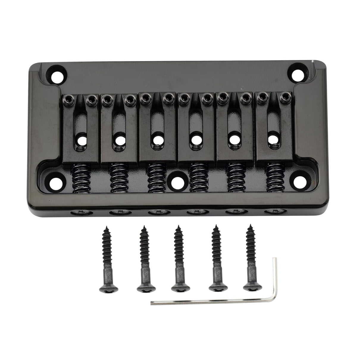 Black Non-tremolo Hardtail Bridge F58812