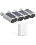 2K QHD Solar Security Cameras Wireless Outdoor System G850063