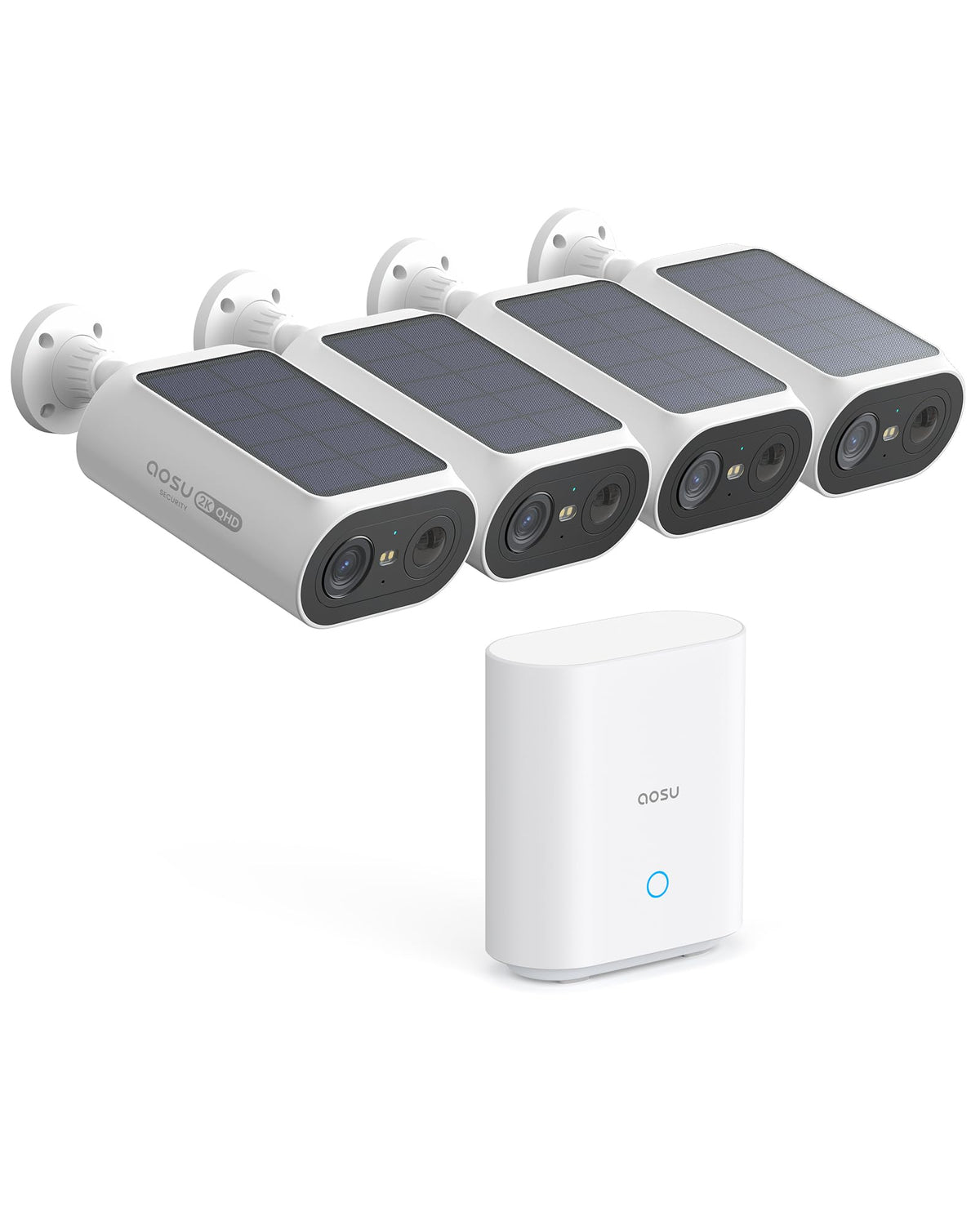 2K QHD Solar Security Cameras Wireless Outdoor System G850063
