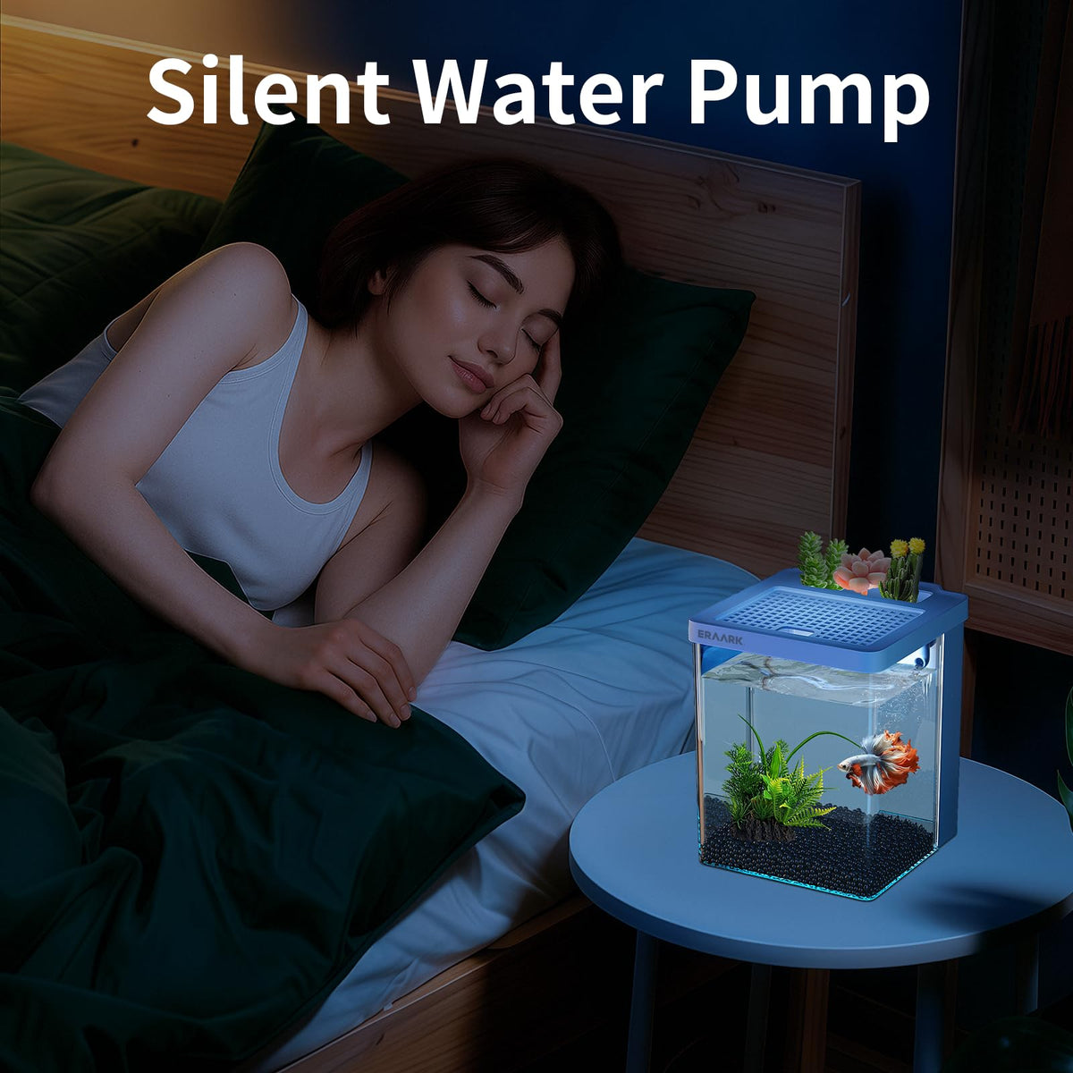 1.5 Gallon Aquarium Kit with Filter and LED Light U2739
