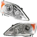 Clear Lens Headlight Assembly Pair Left+Right D85302