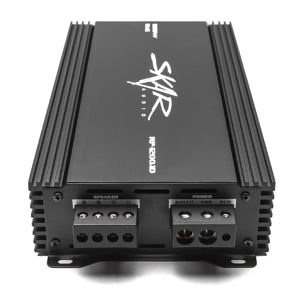 Monoblock Class D MOSFET Amplifier with Remote Subwoofer Level Control, 1200W L846