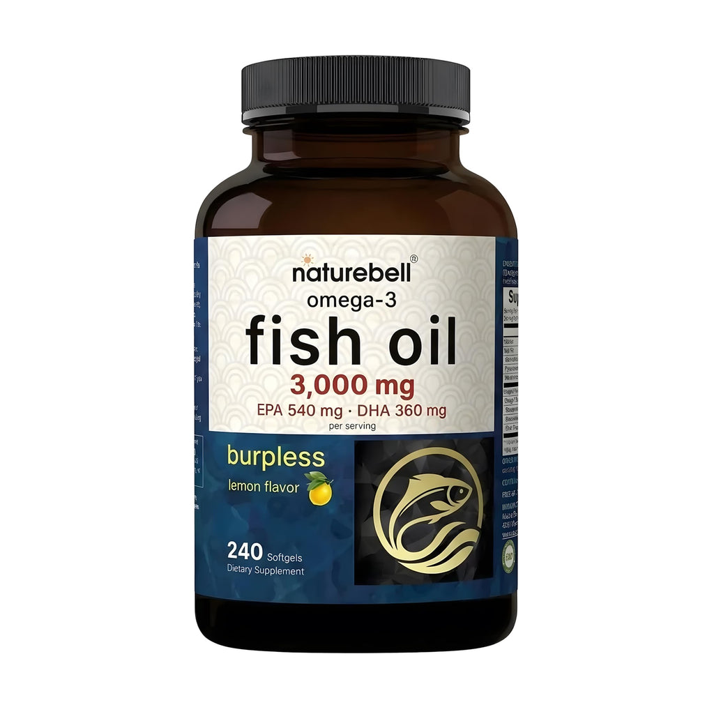 Omega-3 Fish Oil 3,000mg 240 Softgels U15161