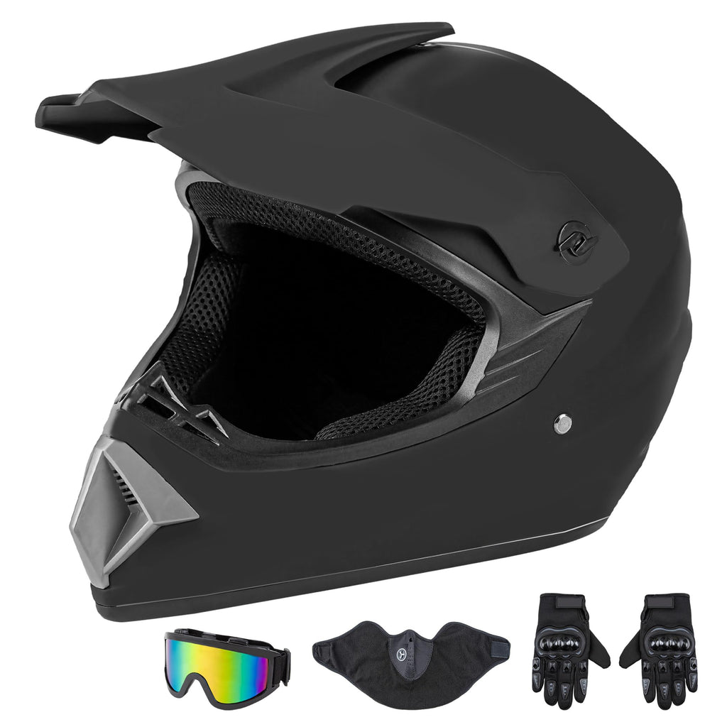 Matte Black Adult Full Helmet Medium N70074