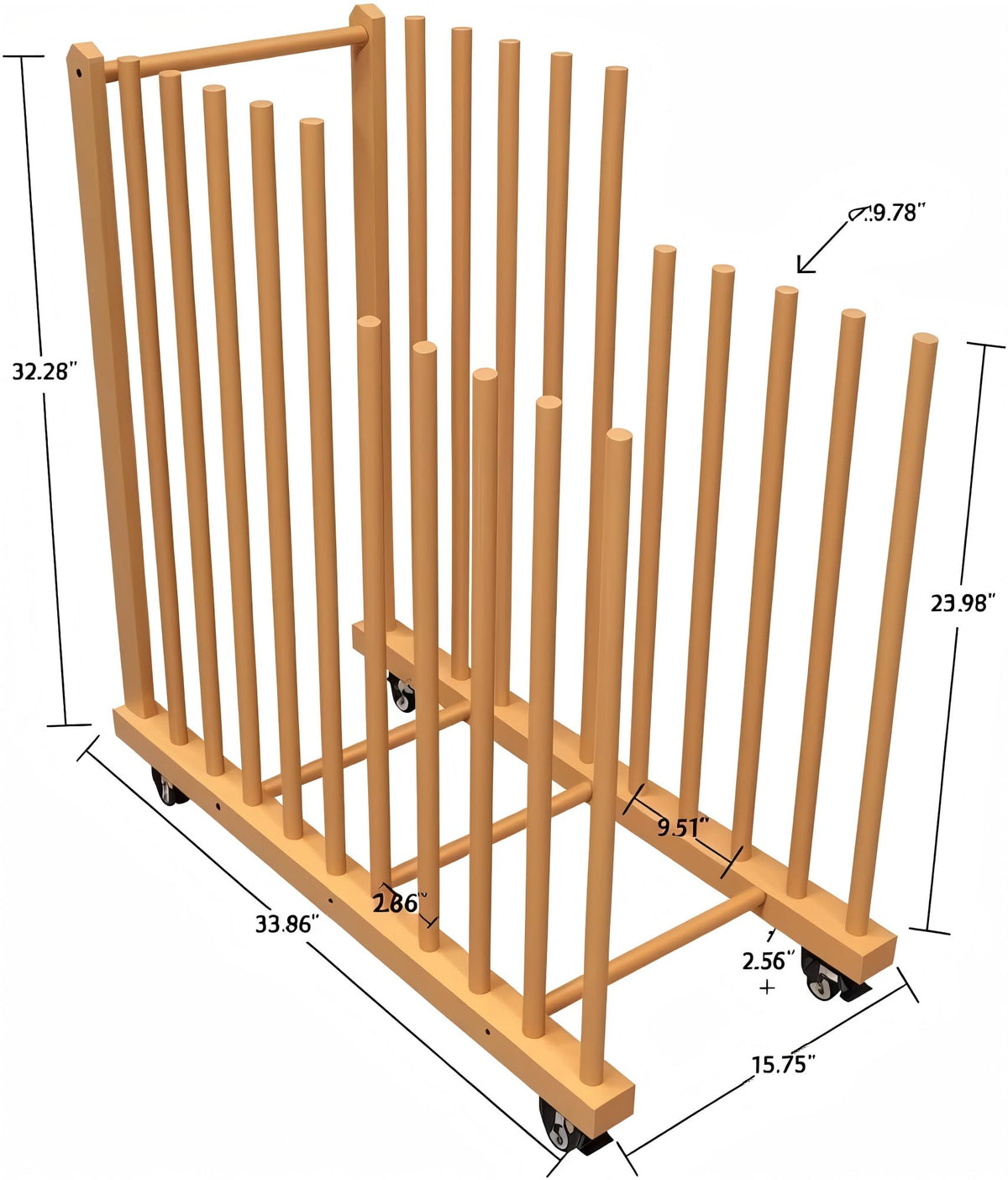 Art Storage Rack with Wheels G357454