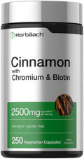 Cinnamon with Chromium & Biotin 250 Capsules K26964