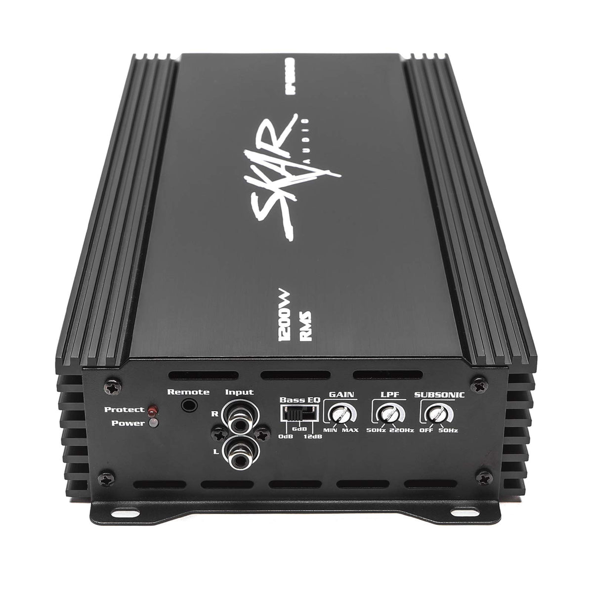 Monoblock Class D MOSFET Amplifier with Remote Subwoofer Level Control, 1200W L846