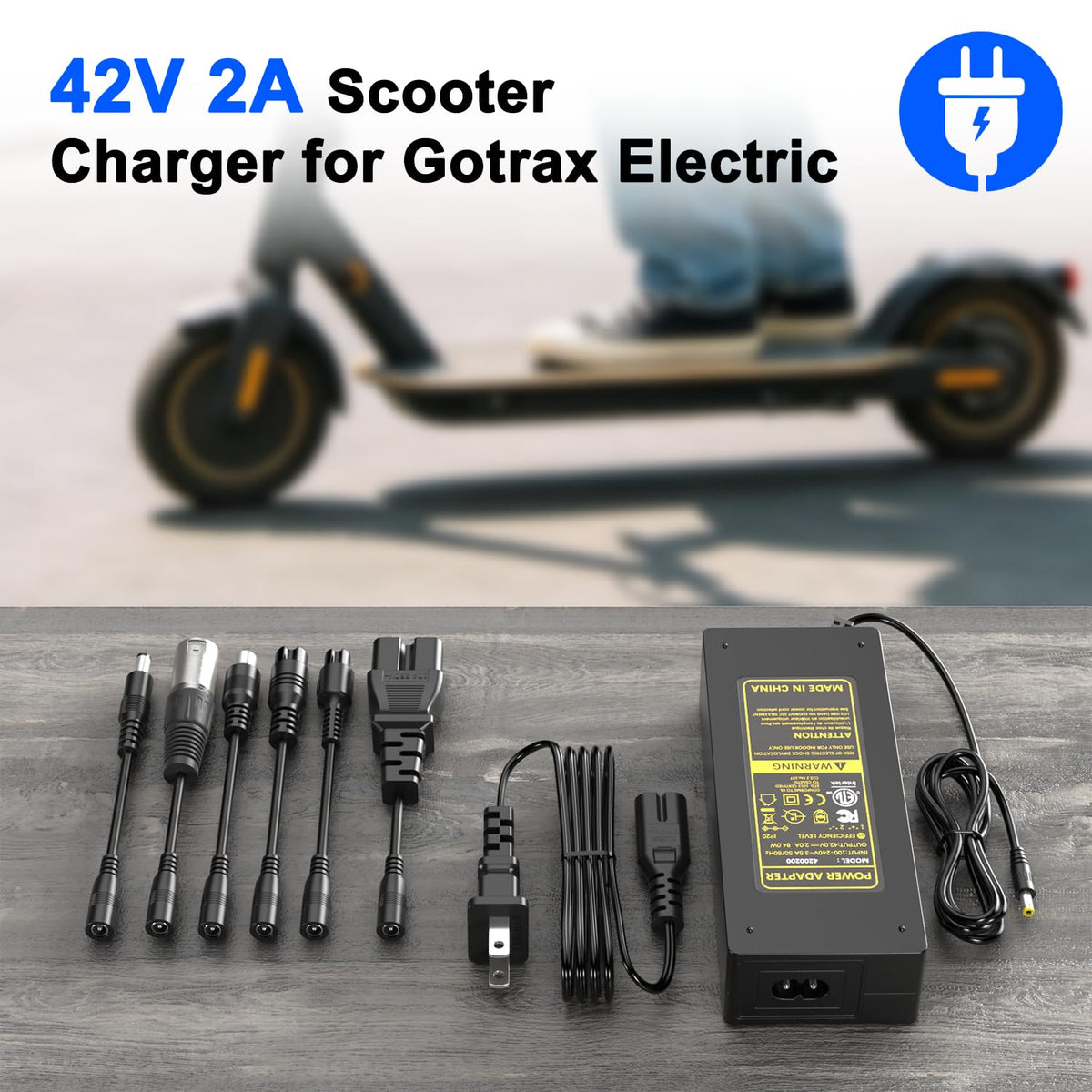 42V 2A Universal Scooter Charger C2332