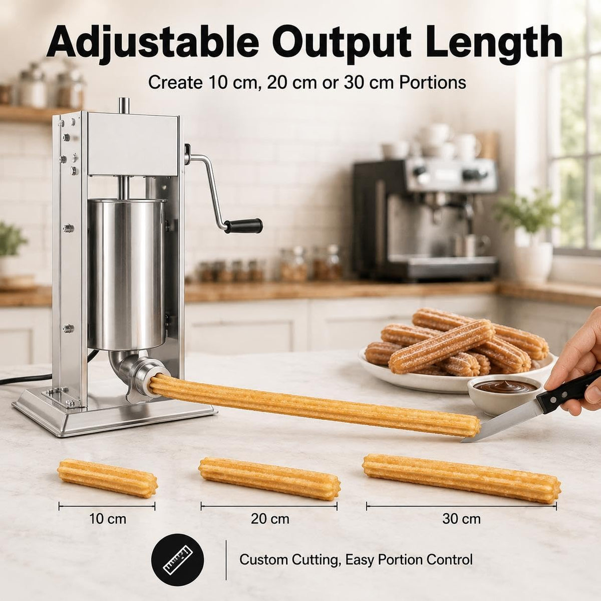 Churro Machine & Sausage Stuffer Combo L1878