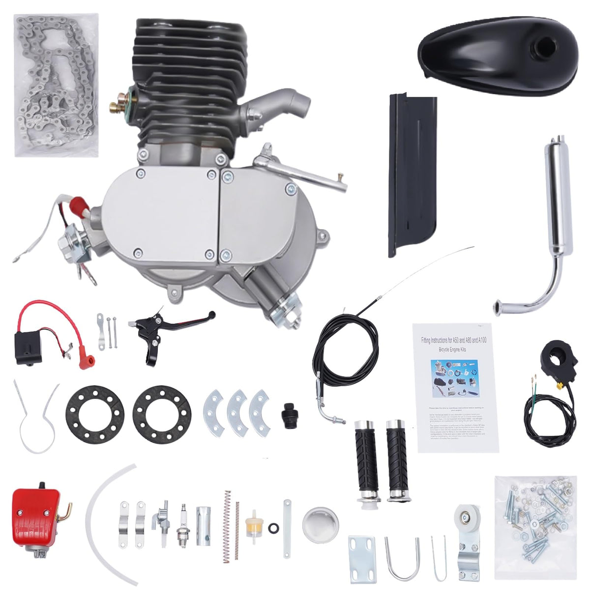 2-Stroke 100cc Bicycle Engine Kit B630421