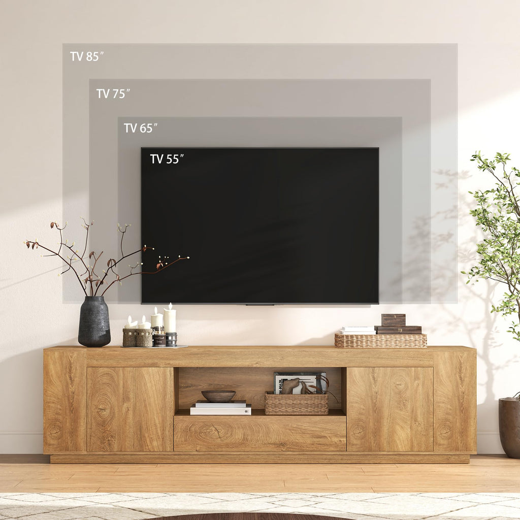 Natural Oak Brown TV Stands Z2351