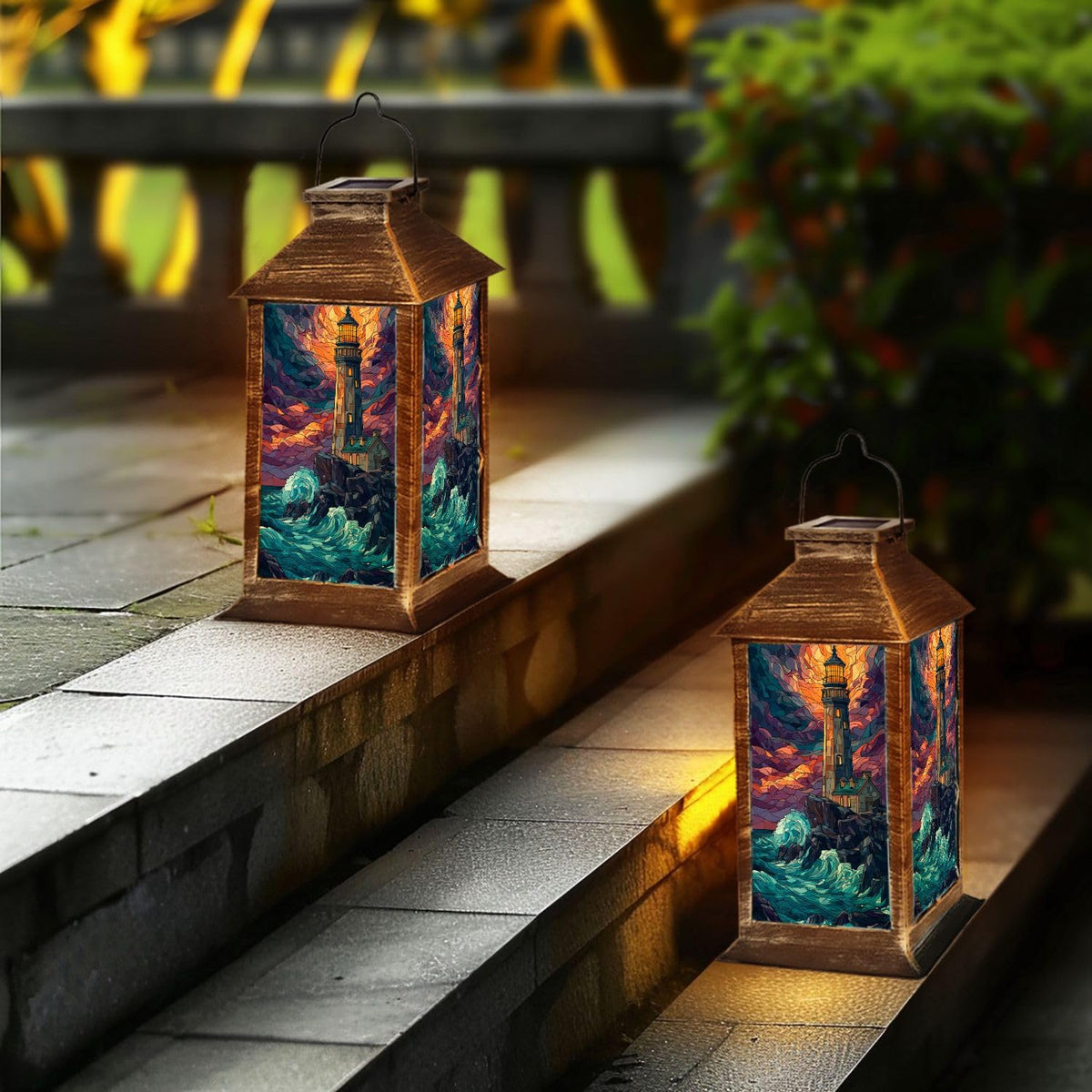 Solar Powered Waterproof Outdoor Hanging Lantern V5369