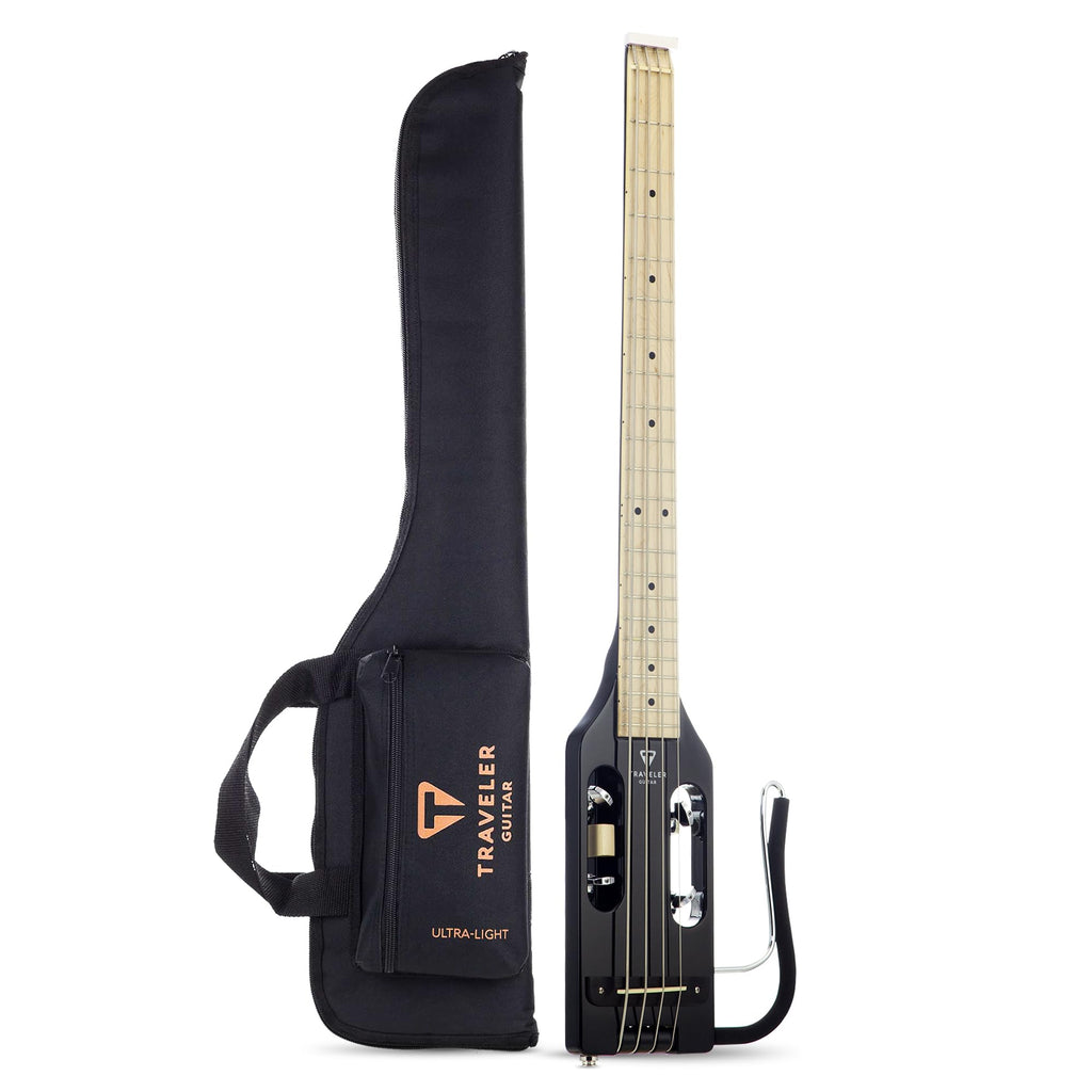 Gloss Black Headless Travel Bass Guitar H736