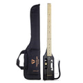 Gloss Black Headless Travel Bass Guitar H736