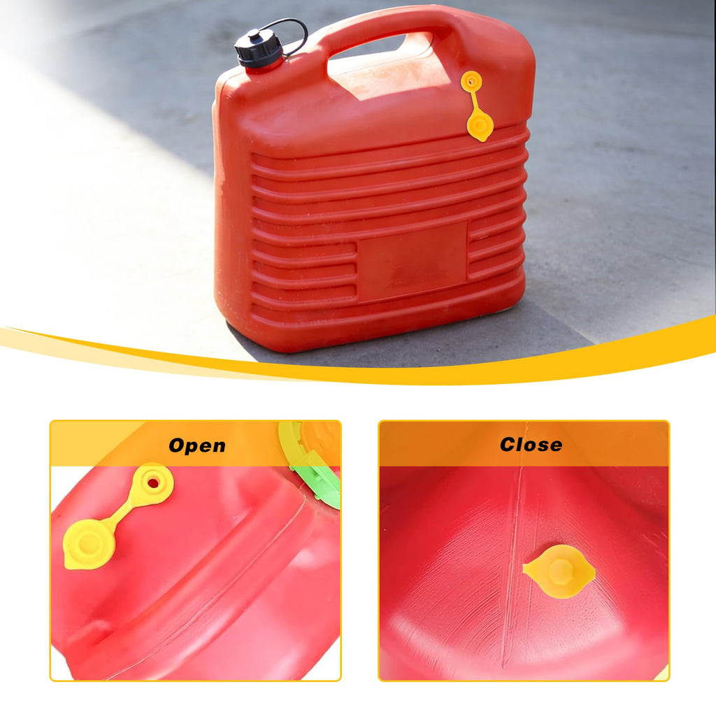 Yellow Plastic Gas Can Vent Caps A607