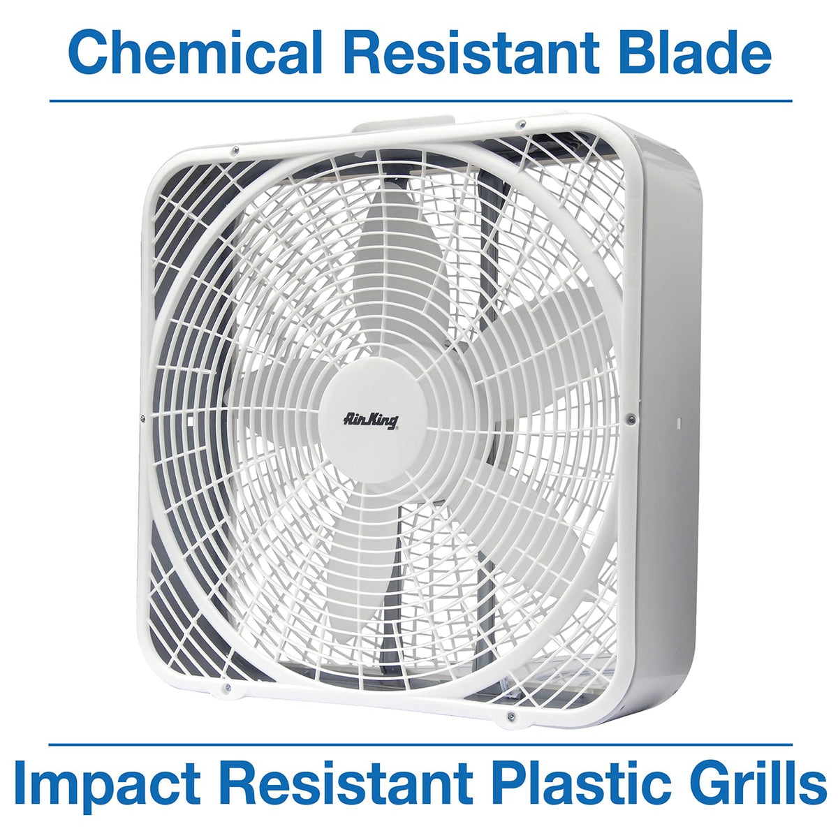 20-Inch 3-Speed Box Fan, White Y93083