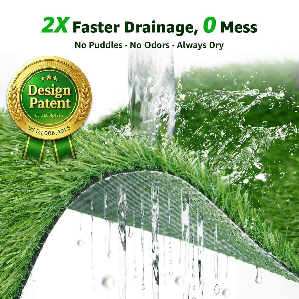 Artificial Grass Pee Pads 20"x 25" 2 Pack T953