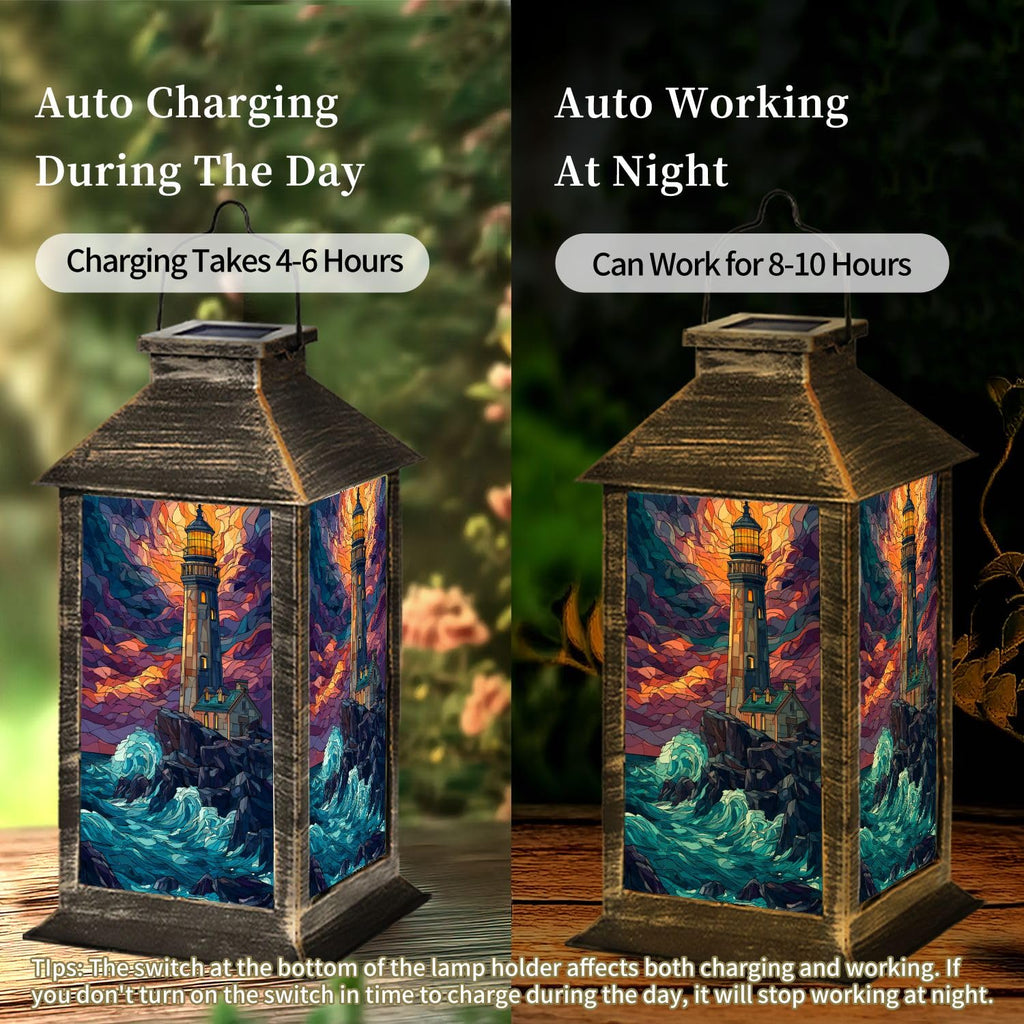 Solar Powered Waterproof Outdoor Hanging Lantern V5369