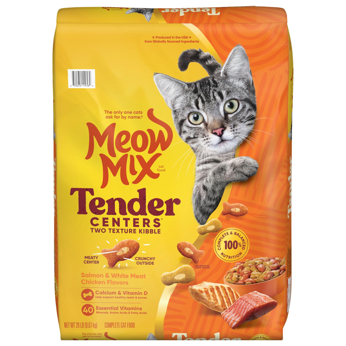 Salmon & White Meat Chicken Flavors 20 lb. Bag C250
