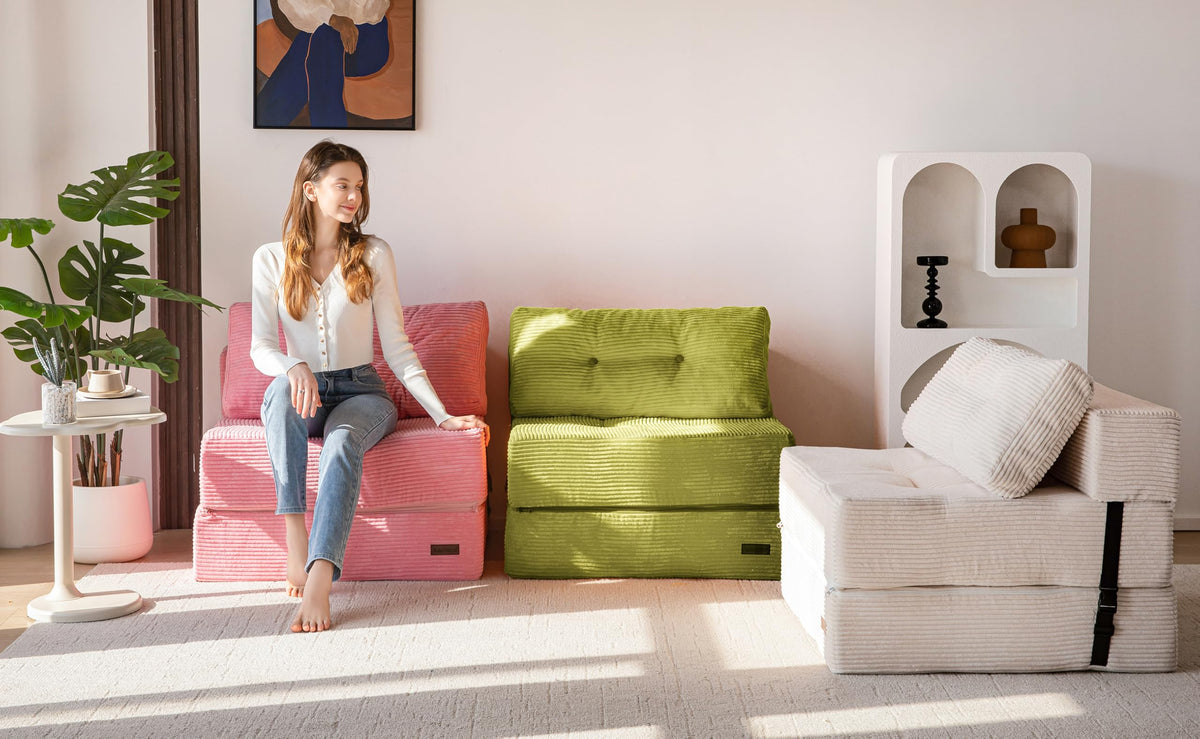 Folding Sofa Bed with Pillow L10746