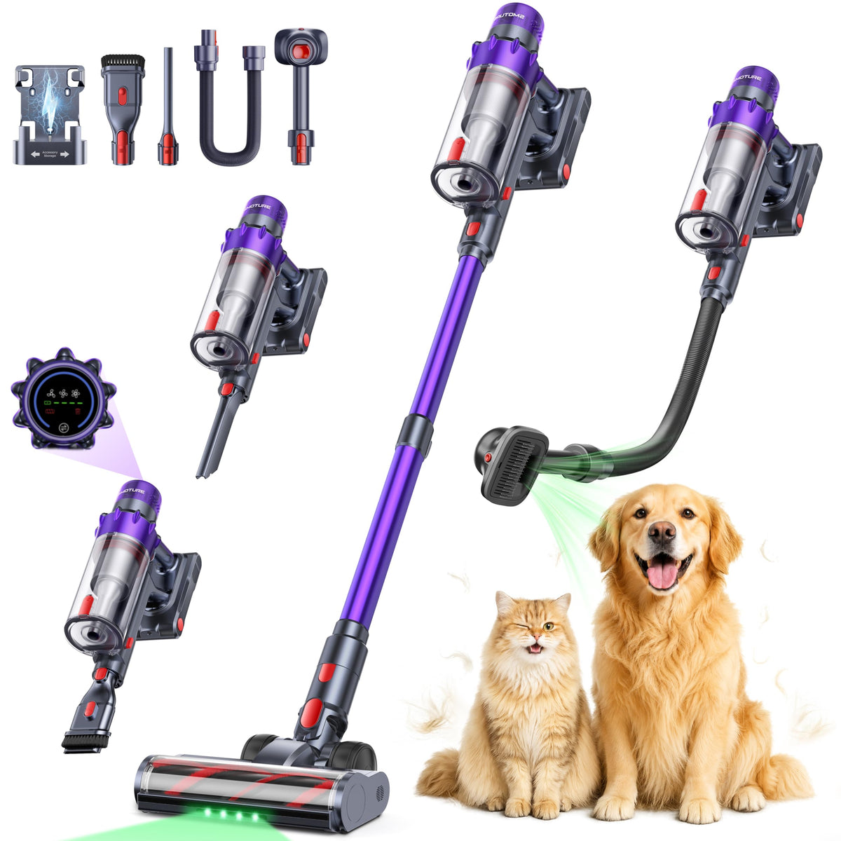 650W 55KPA 70Mins Cordless Stick Vacuum Cleaner X22858