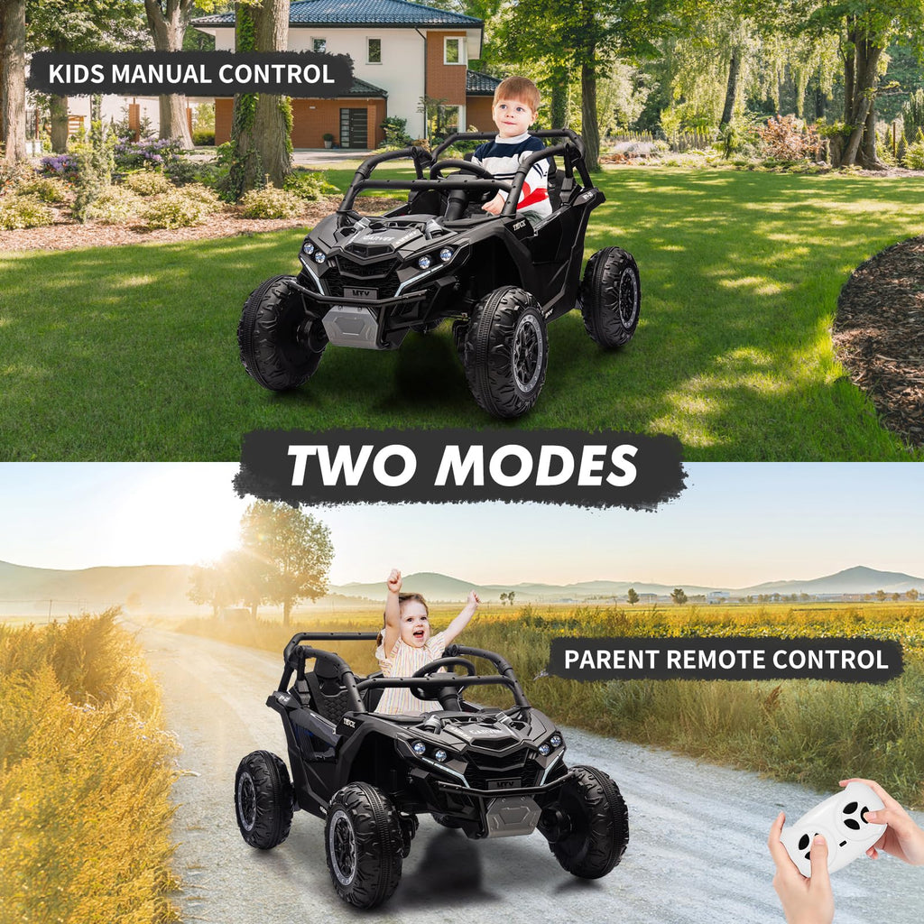 24V 2-Seater Kids Ride on Car with Remote Control 4WD Electric Truck Z301