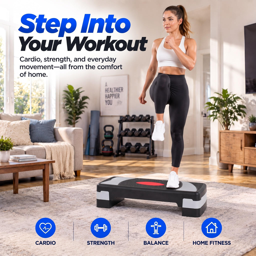 31'' Aerobic Step Platform with 4 Risers M70211
