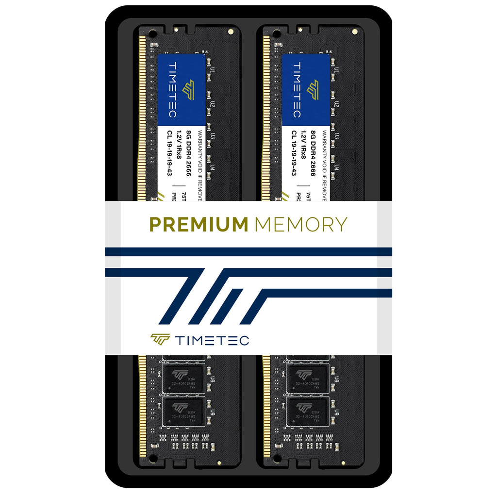 16GB Kit DDR4 2666MHz Desktop RAM 288-Pin Non-ECC UDIMM N63255