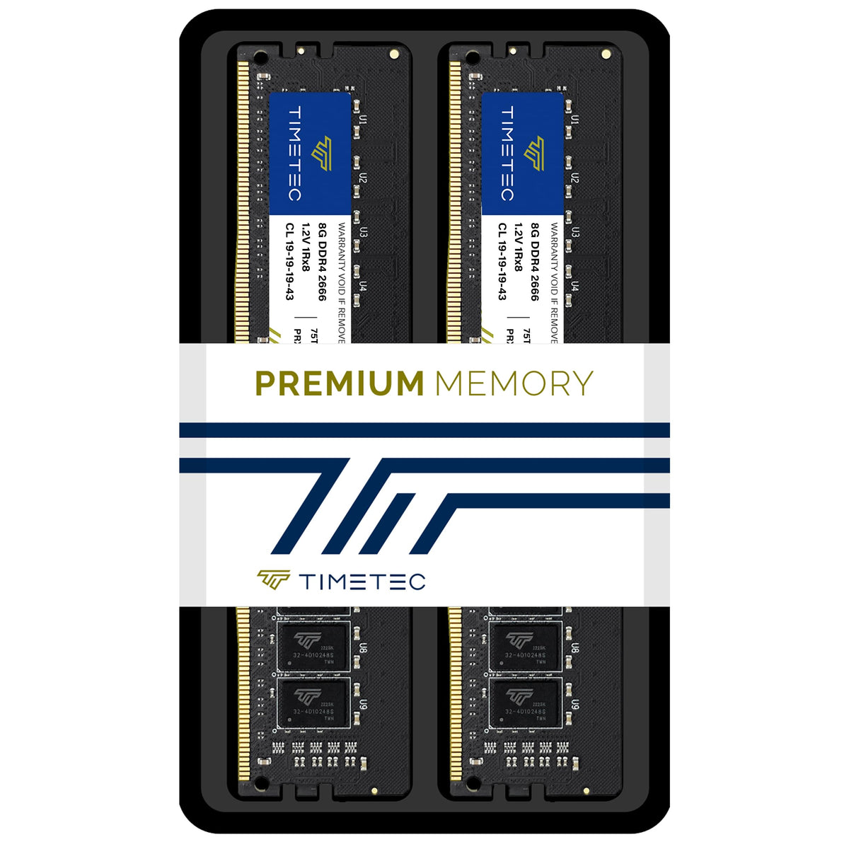 16GB Kit DDR4 2666MHz Desktop RAM 288-Pin Non-ECC UDIMM N63255