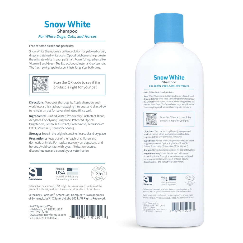 Whitening & Stain Remover Pet Shampoo, 17oz M872