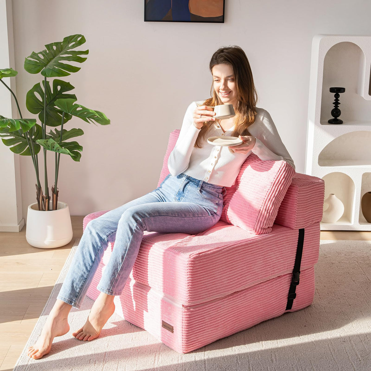 Folding Sofa Bed with Pillow L10746