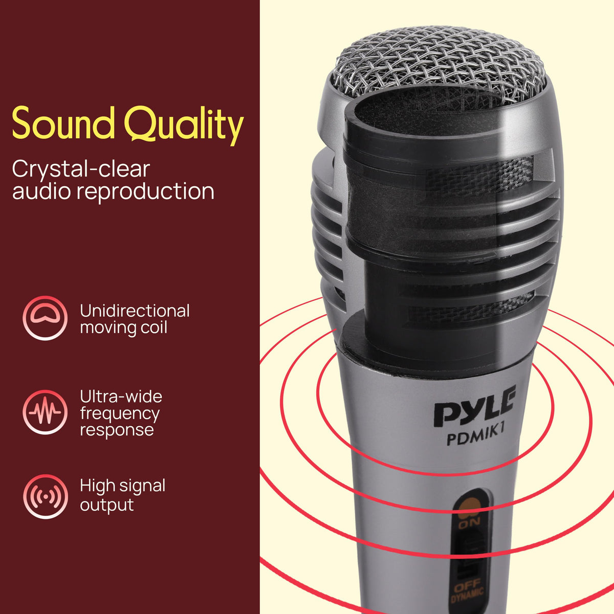 Wired Dynamic Handheld Microphone with XLR Cable O664152