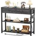 32" Entryway Table with Outlets and Drawers K83248