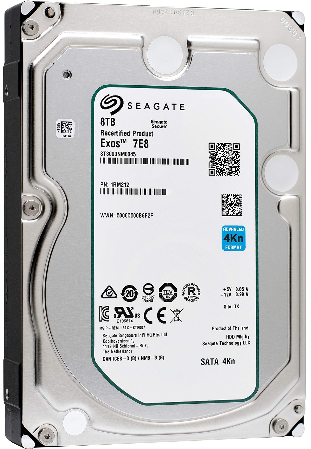 8TB 7200 RPM SATA 3.5-Inch Enterprise Hard Disk Drive V5742