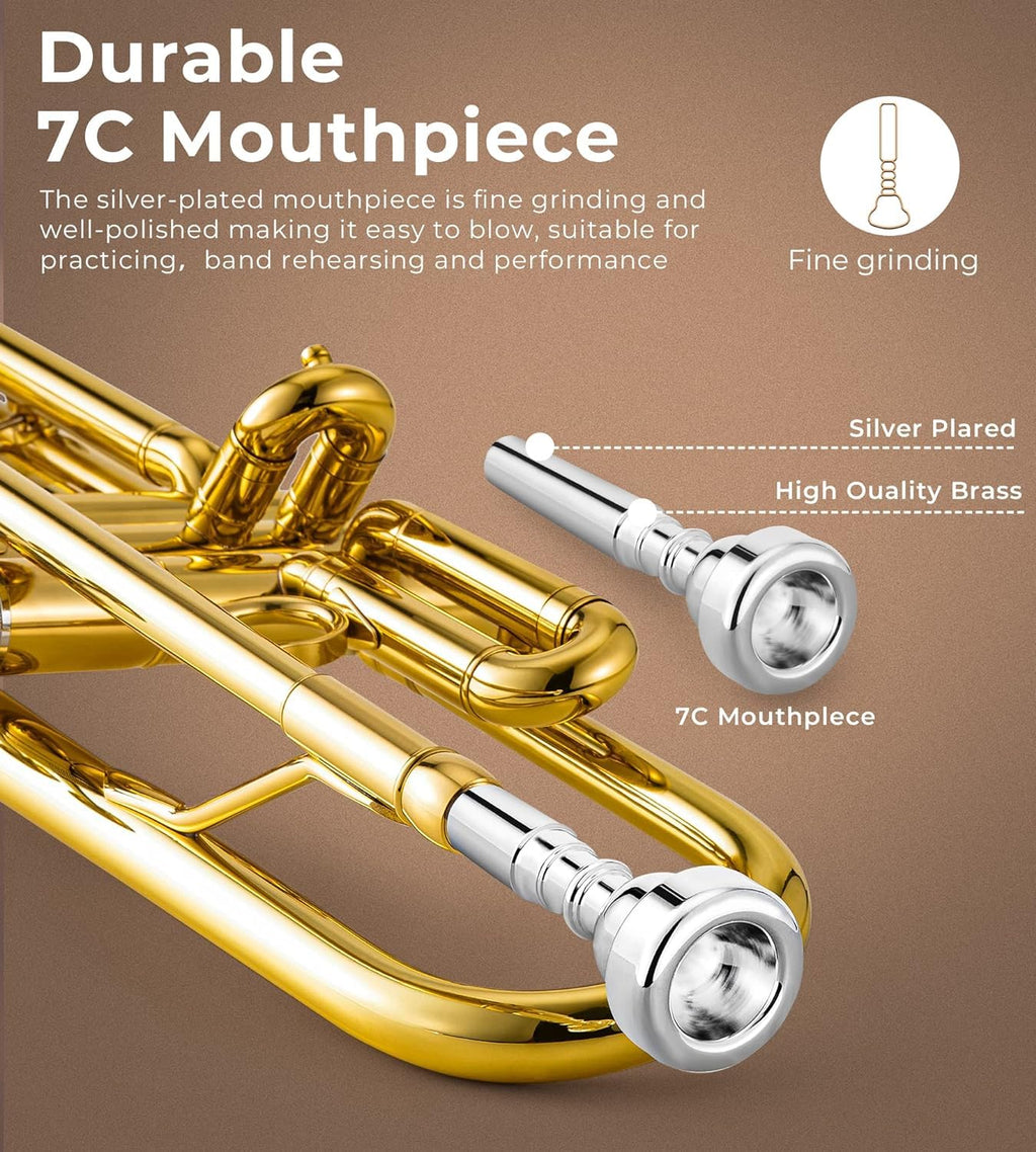 Bb Trumpet Gold Finish Brass H859161