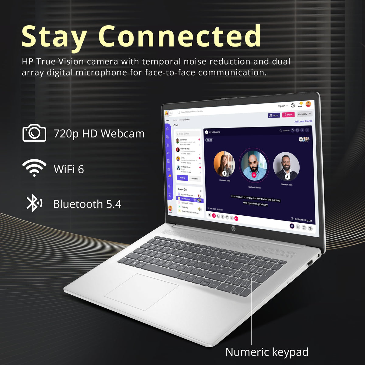 17.3" HD+ Touchscreen Laptop, AMD Ryzen 5, 16GB RAM, 1.5TB Storage, Silver O973