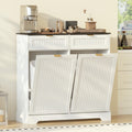 13 Gallon Tilt Out Trash Can Cabinet with Drawer E630400