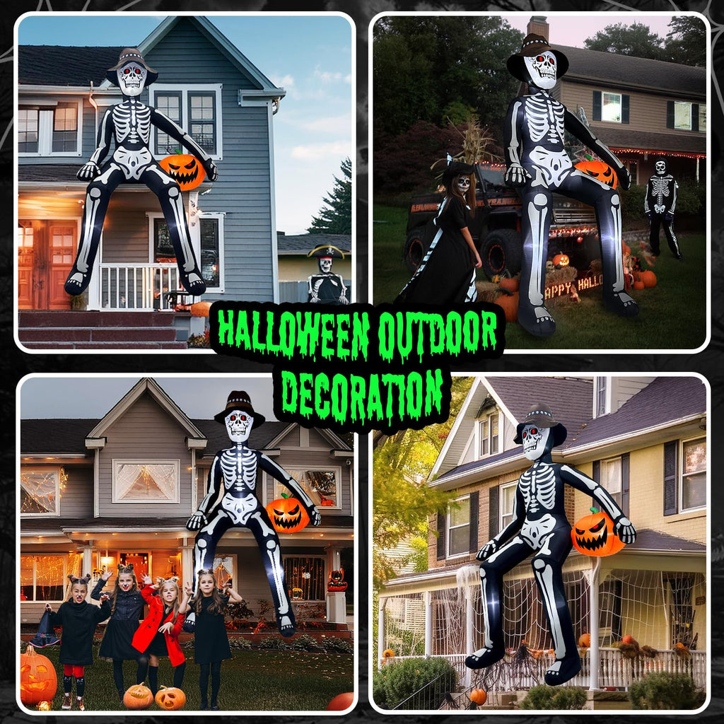 Giant Sitting Skeleton Inflatable E64110
