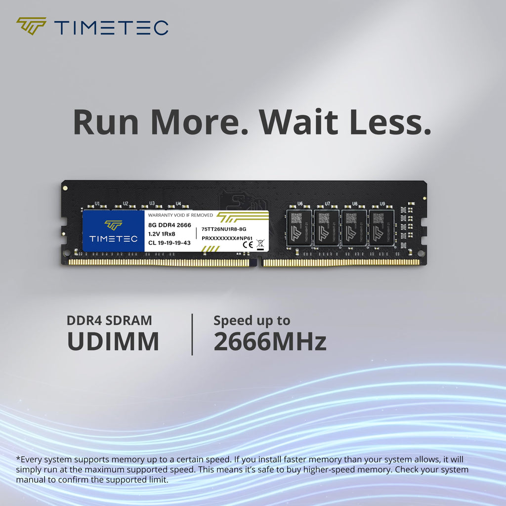 16GB Kit DDR4 2666MHz Desktop RAM 288-Pin Non-ECC UDIMM N63255