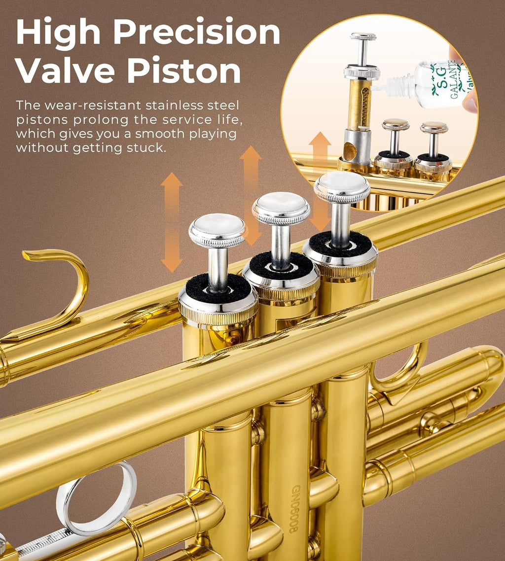 Bb Trumpet Gold Finish Brass H859161