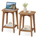 2-Tier Small Square Side Table Set of 2 T1752