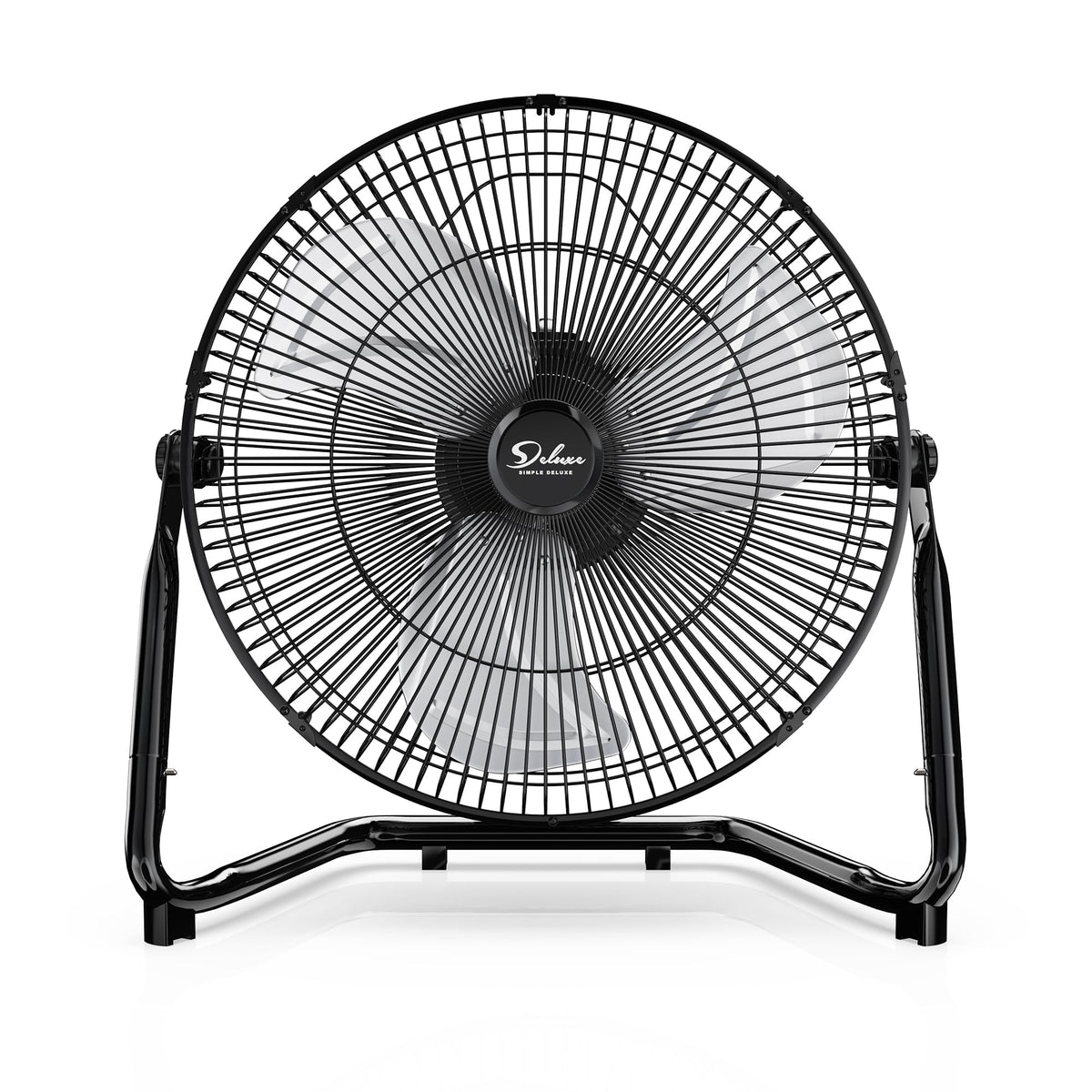 20 Inch 3-Speed High Velocity Metal Industrial Floor Fan, Black V853303