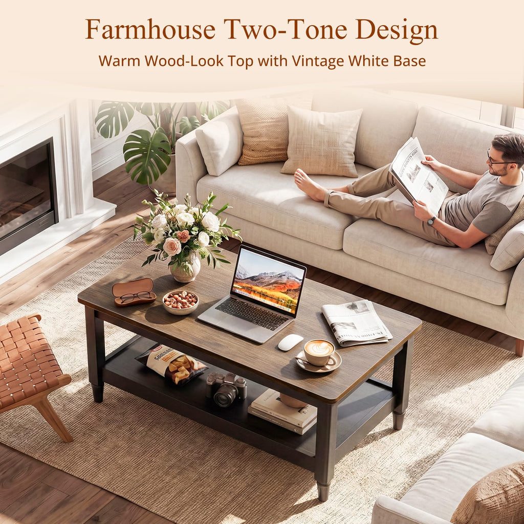 40" Black Coffee Table I325